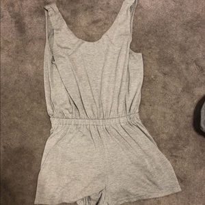 Cotton On grey shorts onsie
